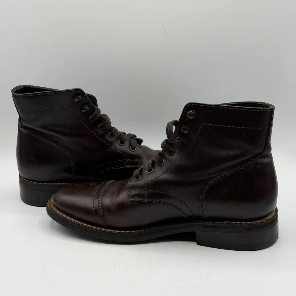 Thursday Boot Company Mens 7 Captain Brown Cap Toe Leather‎ Casual Lace-Up Shoes